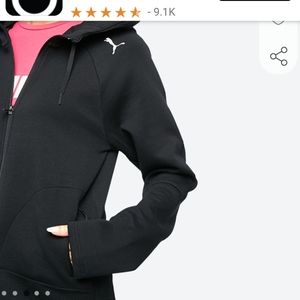 Puma long sleeve full zip jacket